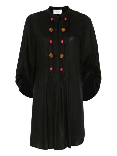 MARIUCCIA MILANO button-embellished mini dress