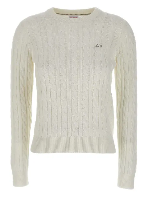 Sun68 cable-knit sweater
