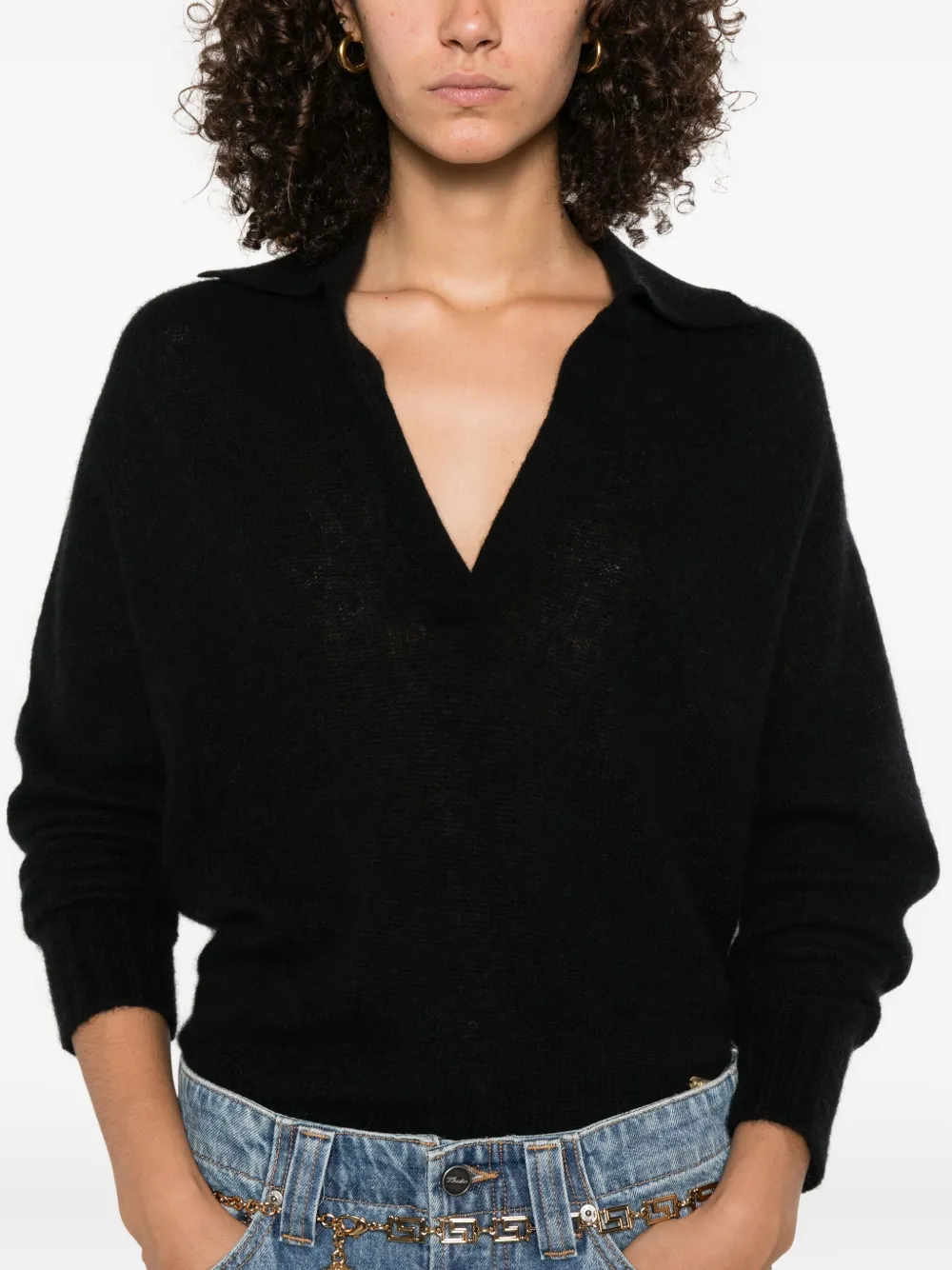 TOM FORD polo-neck sweater Zwart