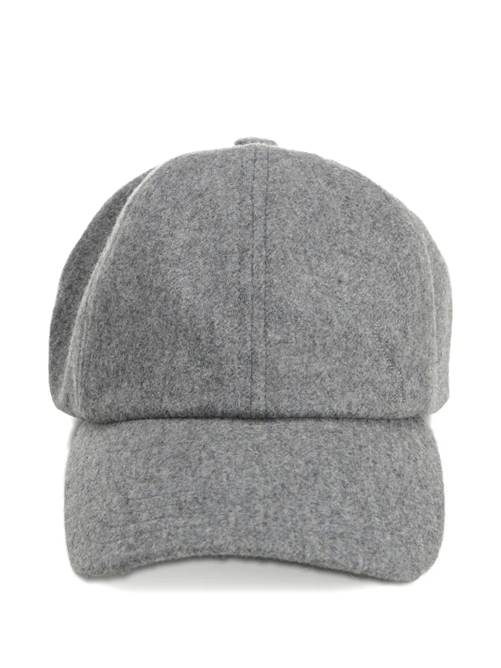 AMI Paris mélange-effect curved-peak cap | Grey | Image 1