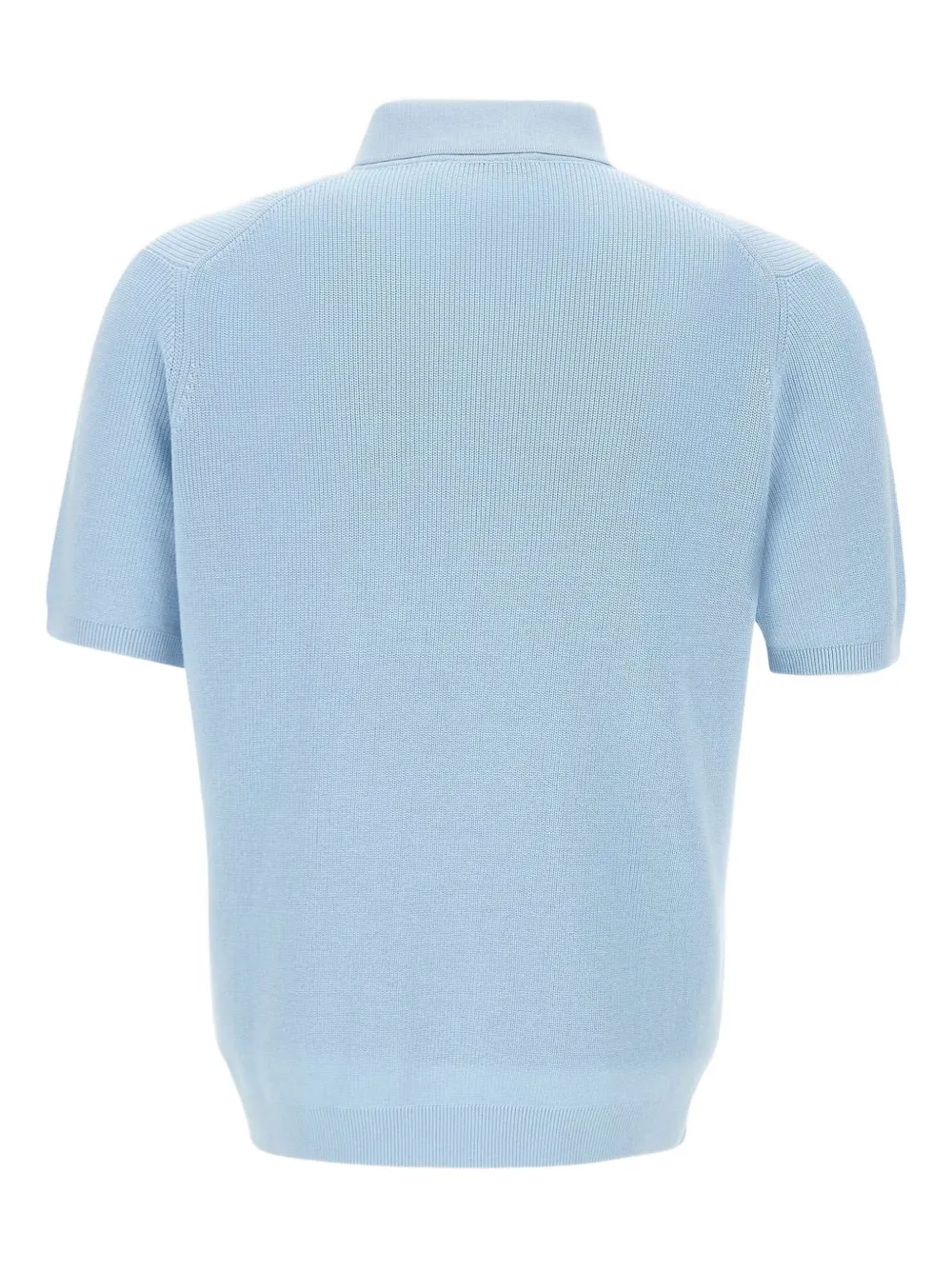 Filippo De Laurentiis Gebreid katoenen poloshirt Blauw