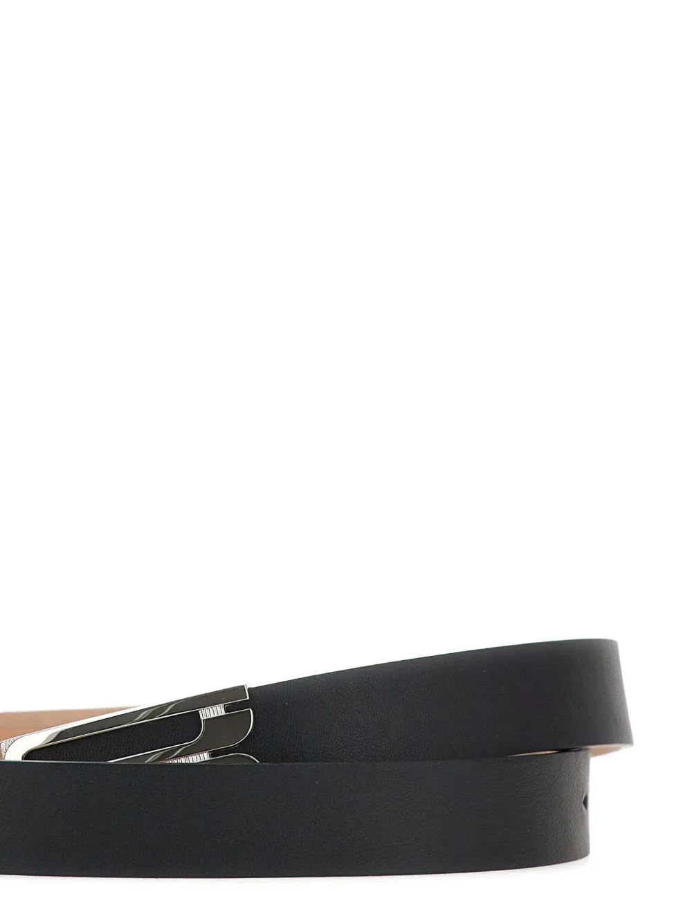 Victoria Beckham buckle leather belt Zwart