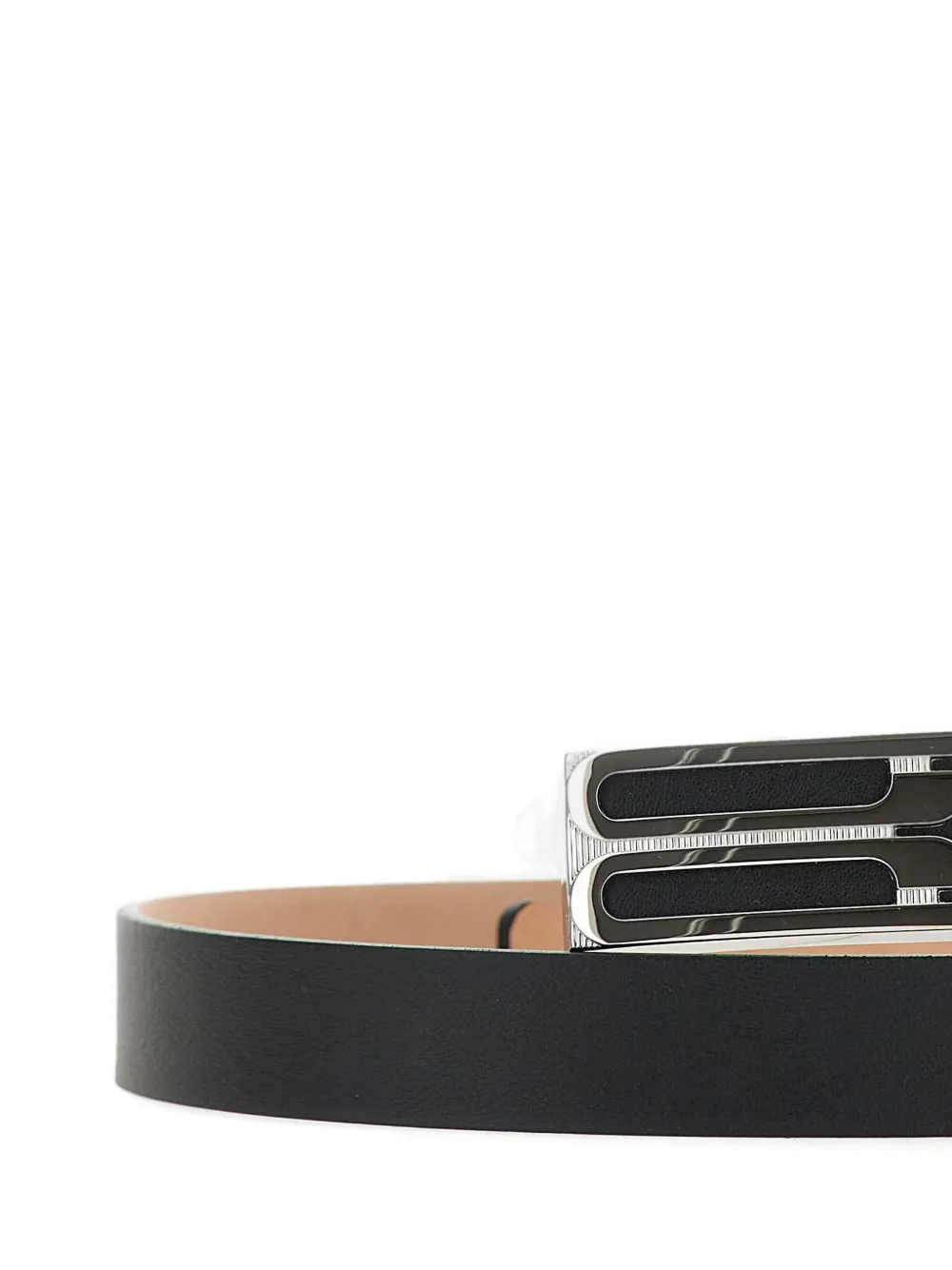 Victoria Beckham buckle leather belt - Zwart