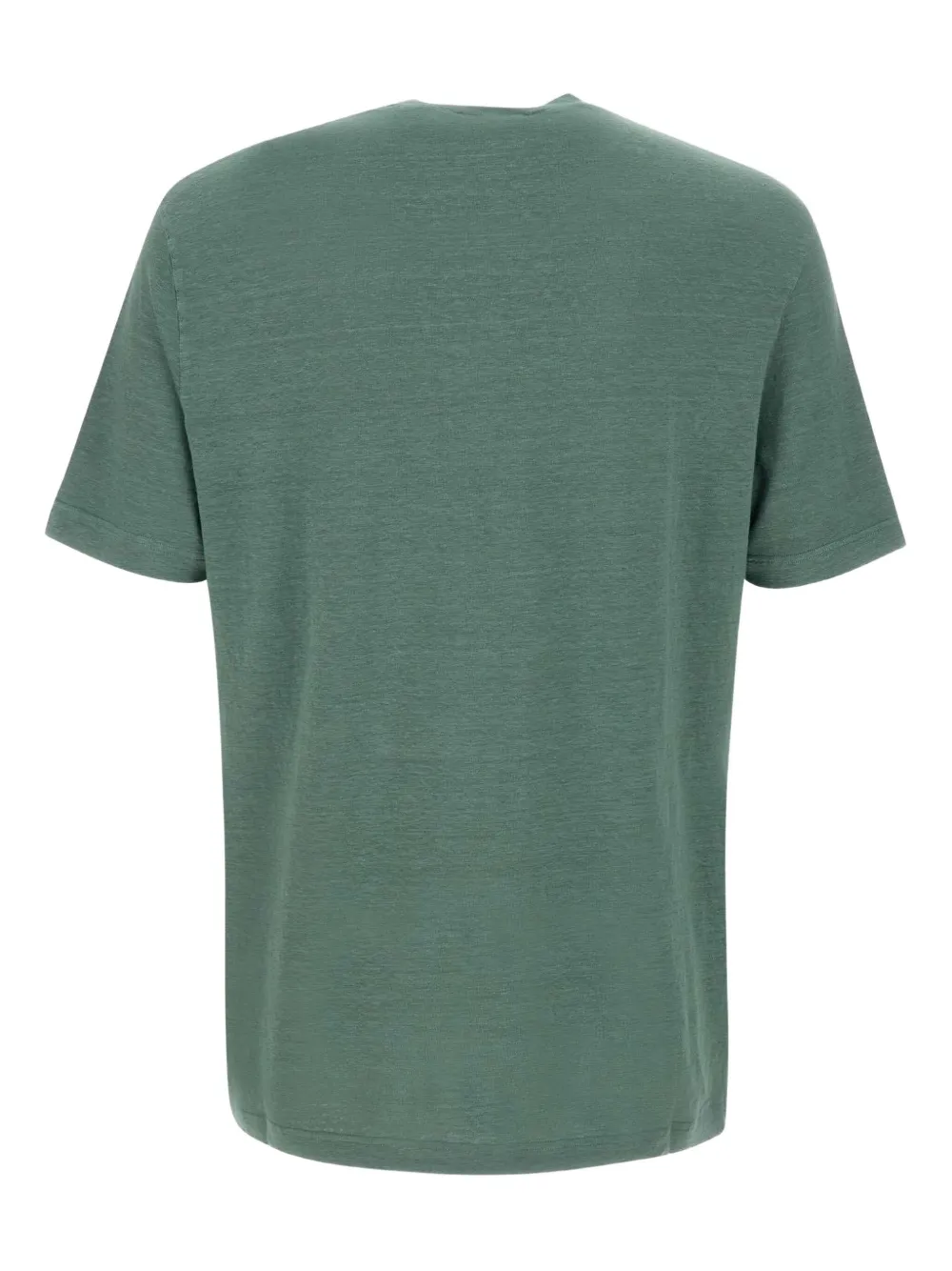 Filippo De Laurentiis crew-neck linen-blend t-shirt Groen