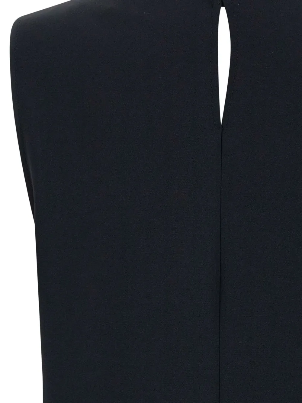 kaos Top met franje detail Zwart