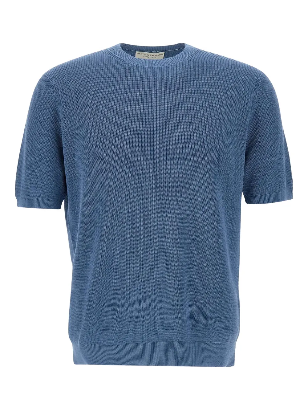 Filippo De Laurentiis Short-sleeve Ribbed-knit Sweater