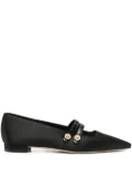Manolo Blahnik Polmana pointed-toe ballet flats - Black