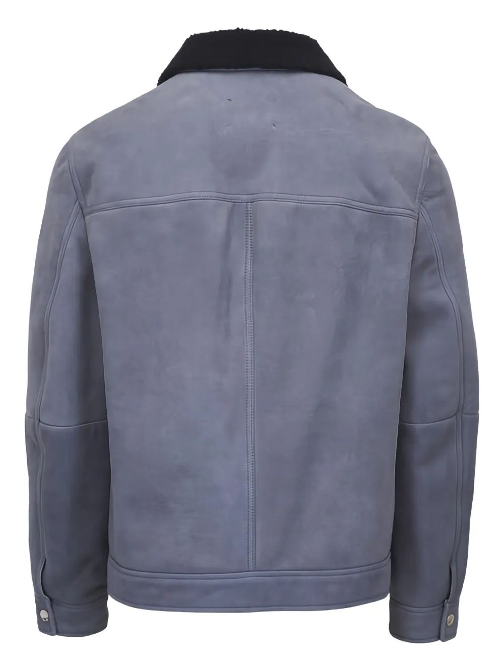 Brunello Cucinelli veste à col en peau lainée | Vestes en cuir | Image 2