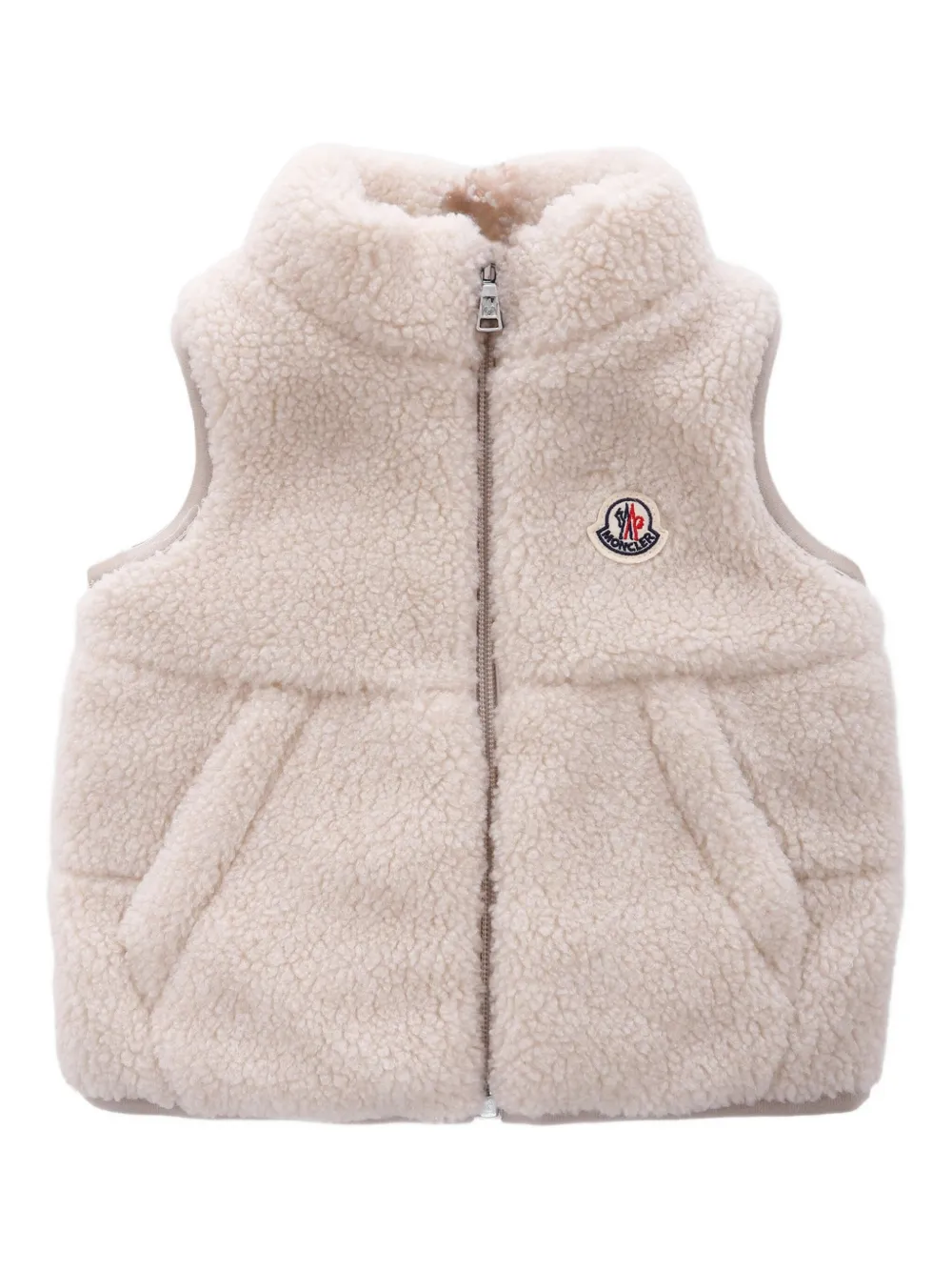 Moncler Enfant Ernest reversible quilted gilet Beige