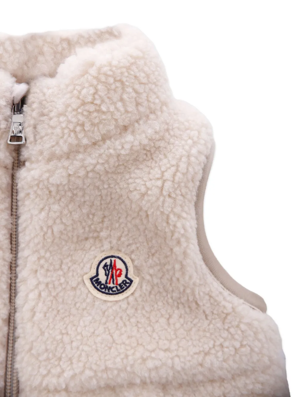 Moncler Enfant Ernest reversible quilted gilet Beige