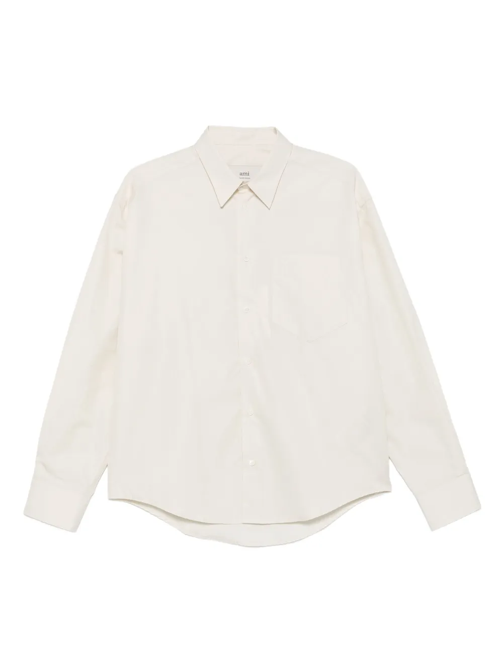 AMI Paris Overhemd met lange mouwen Beige