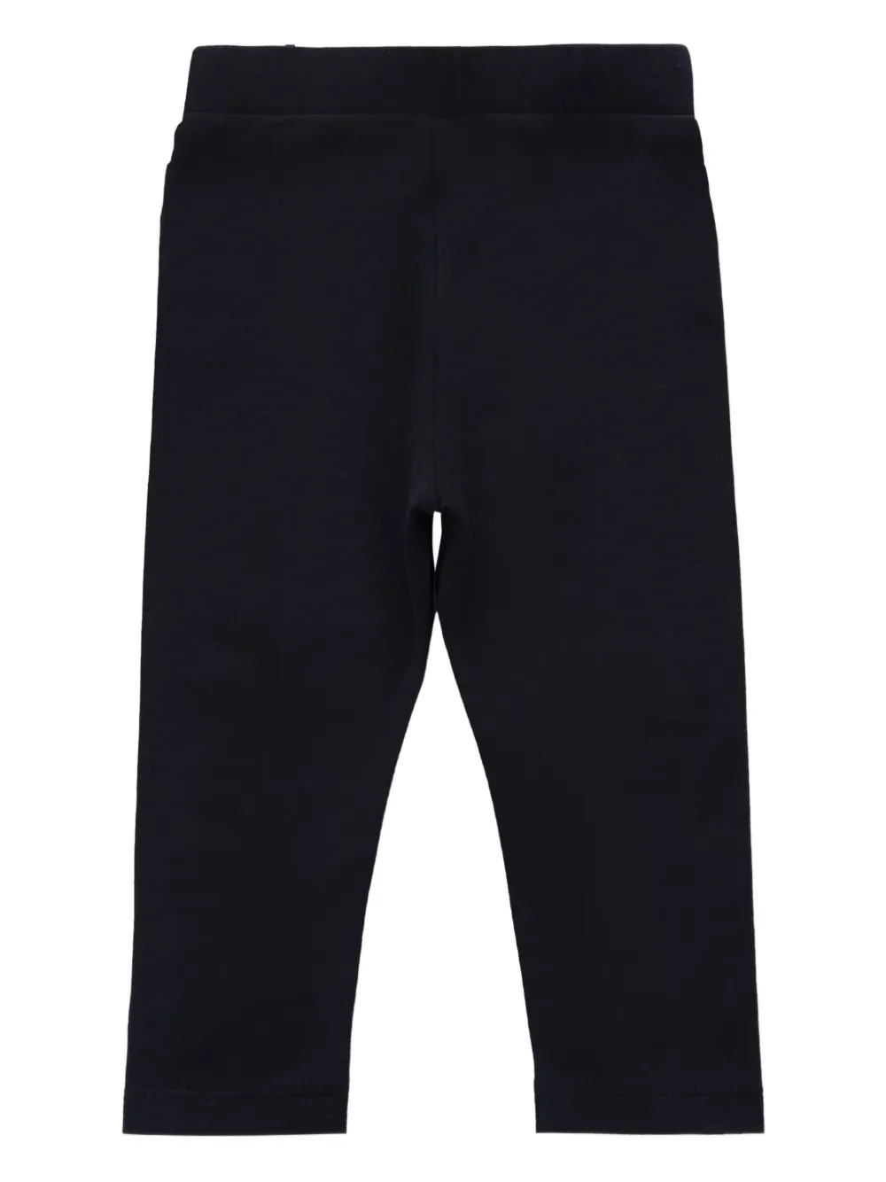 Moncler Enfant Legging met logopatch Blauw