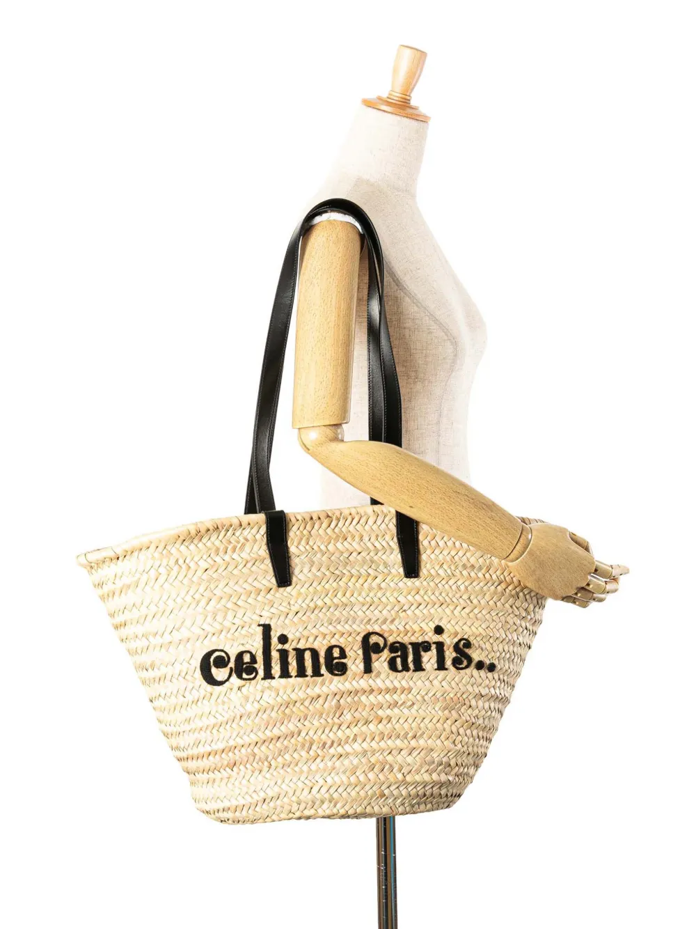 Céline Pre-Owned 2020 Raffia Classic Panier tote bag | Pre-Owned | Image 2