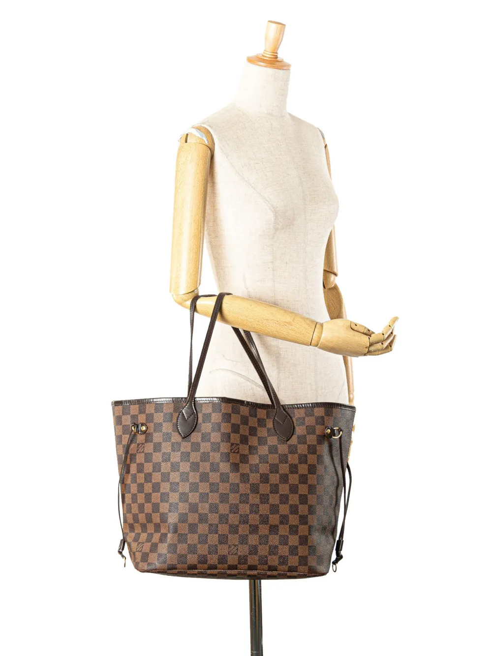 Louis Vuitton Pre-Owned 2009 Damier Ebene Neverfull MM tote bag | Pre-Owned | Image 2