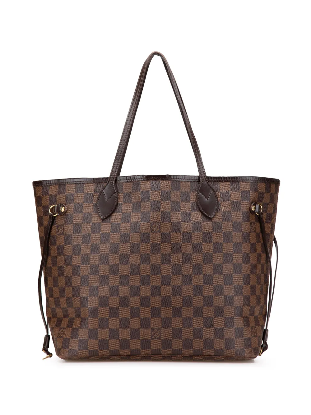 Louis Vuitton Pre-Owned 2009 Damier Ebene Neverfull MM tote bag | Brown | Image 1