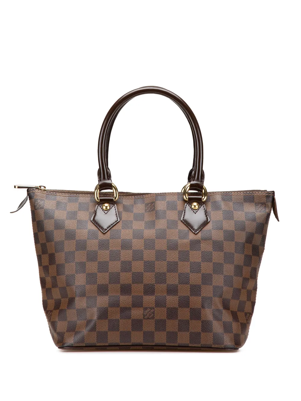 Louis Vuitton Pre-Owned 2008 Damier Ebene Saleya PM Handtasche | Braun | Image 1