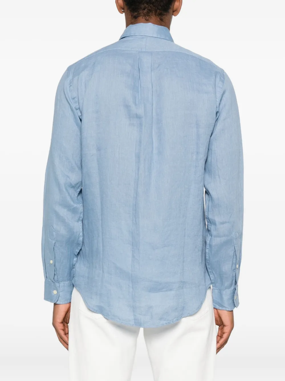 Polo Ralph Lauren Linnen overhemd Blauw