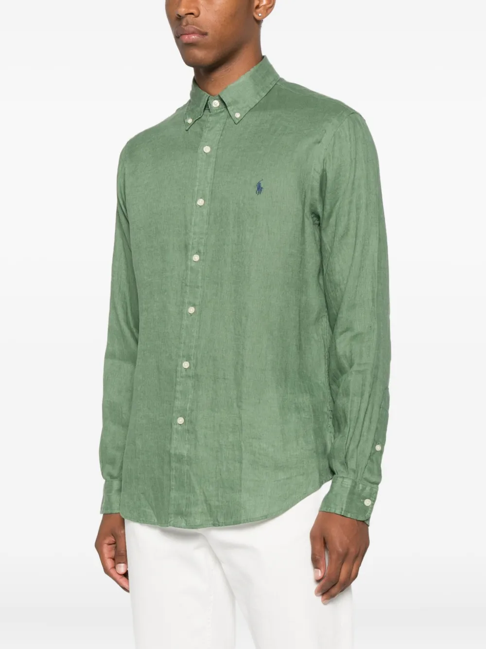 Polo Ralph Lauren Linnen overhemd Groen