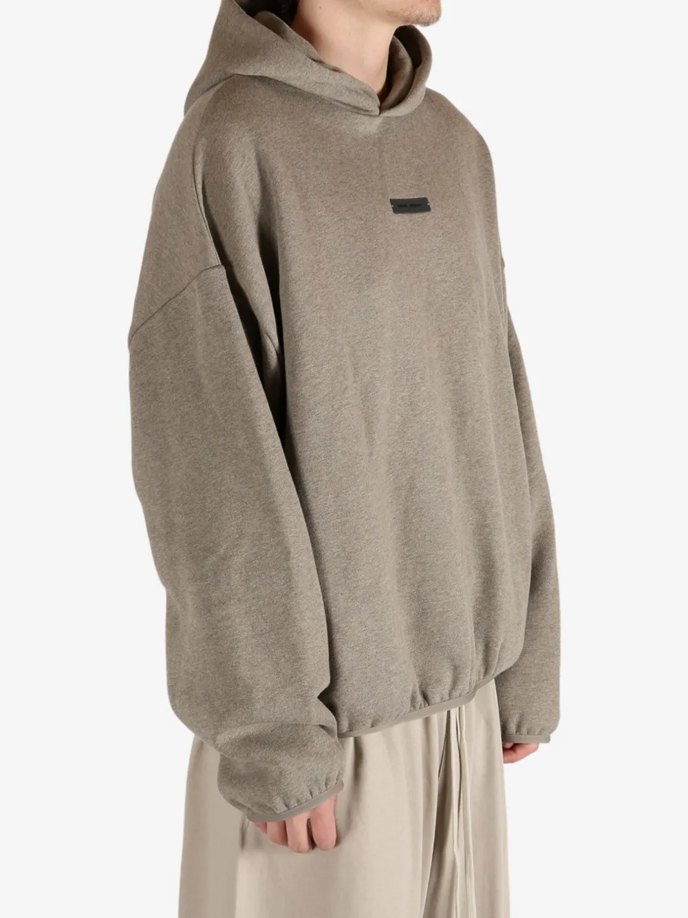 FEAR OF GOD ESSENTIALS logo-patch hoodie Bruin