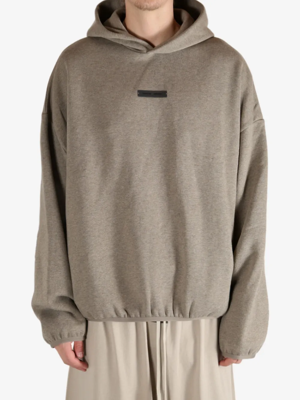FEAR OF GOD ESSENTIALS logo-patch hoodie Bruin