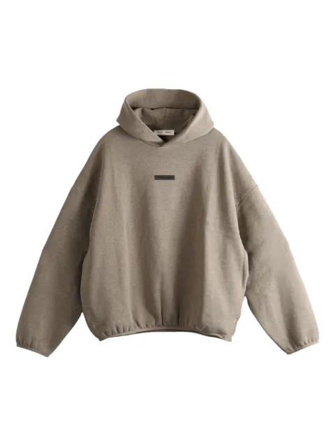 FEAR OF GOD ESSENTIALS logo-patch hoodie
