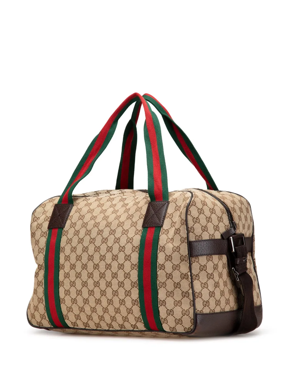 Pre-owned Gucci 2000-2015 Gg Canvas Web Satchel