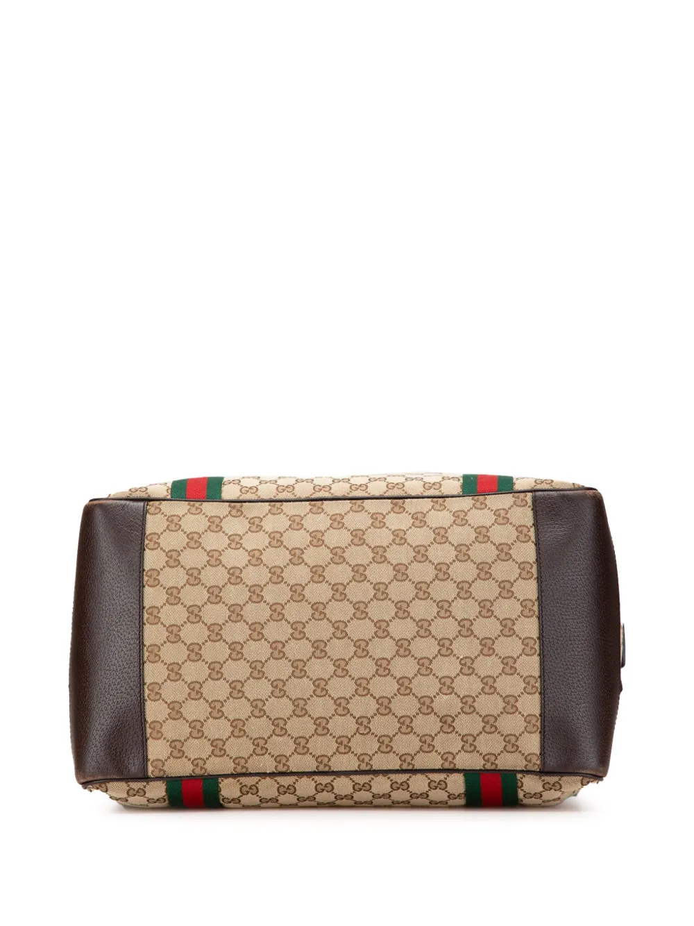 Pre-owned Gucci 2000-2015 Gg Canvas Web Satchel