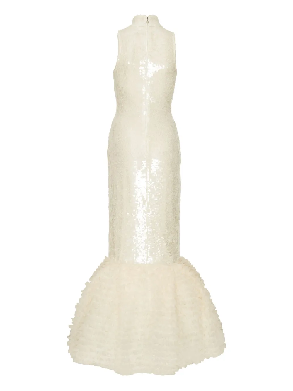 ROTATE BIRGER CHRISTENSEN Avondjurk met pailletten Beige