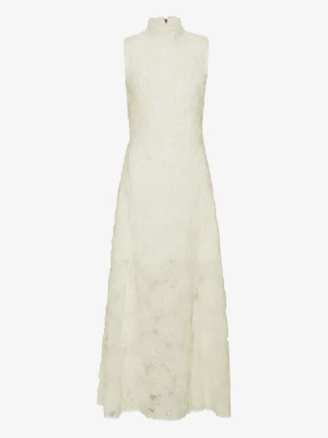 ROTATE BIRGER CHRISTENSEN vestido largo con bordado floral