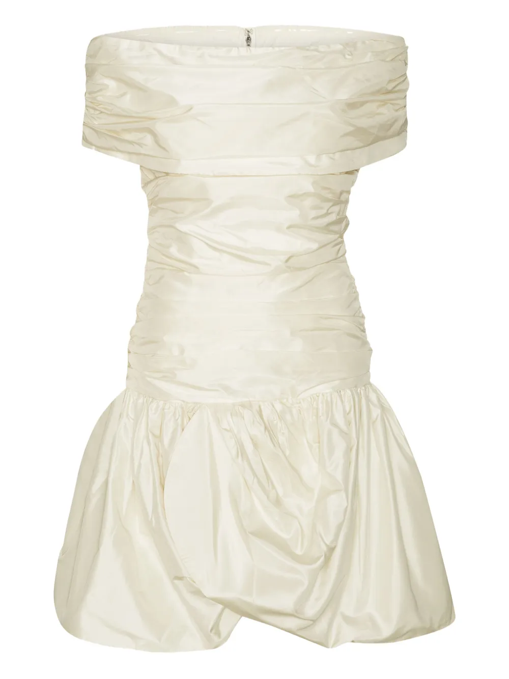 ROTATE BIRGER CHRISTENSEN Off-shoulder mini-jurk Wit