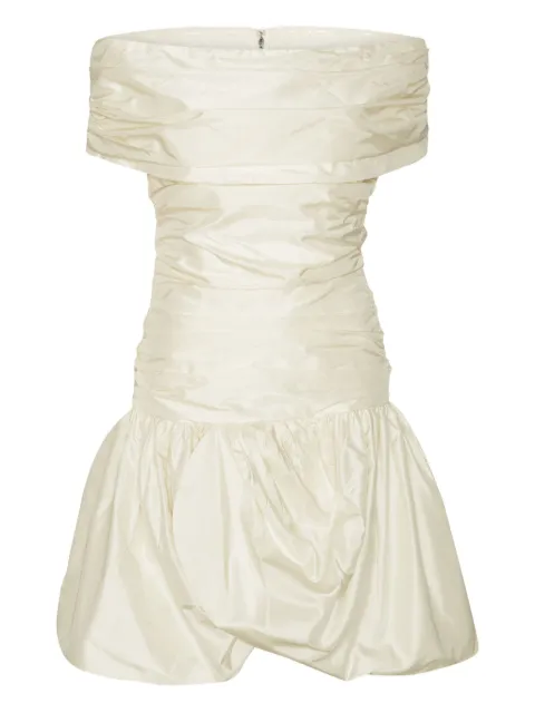 ROTATE BIRGER CHRISTENSEN off-shoulder gathered minidress