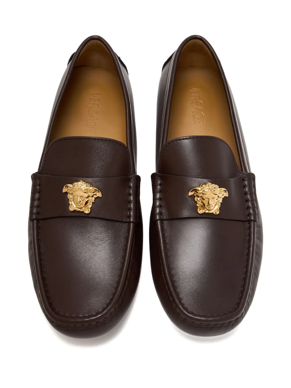 Versace Medusa loafers Bruin