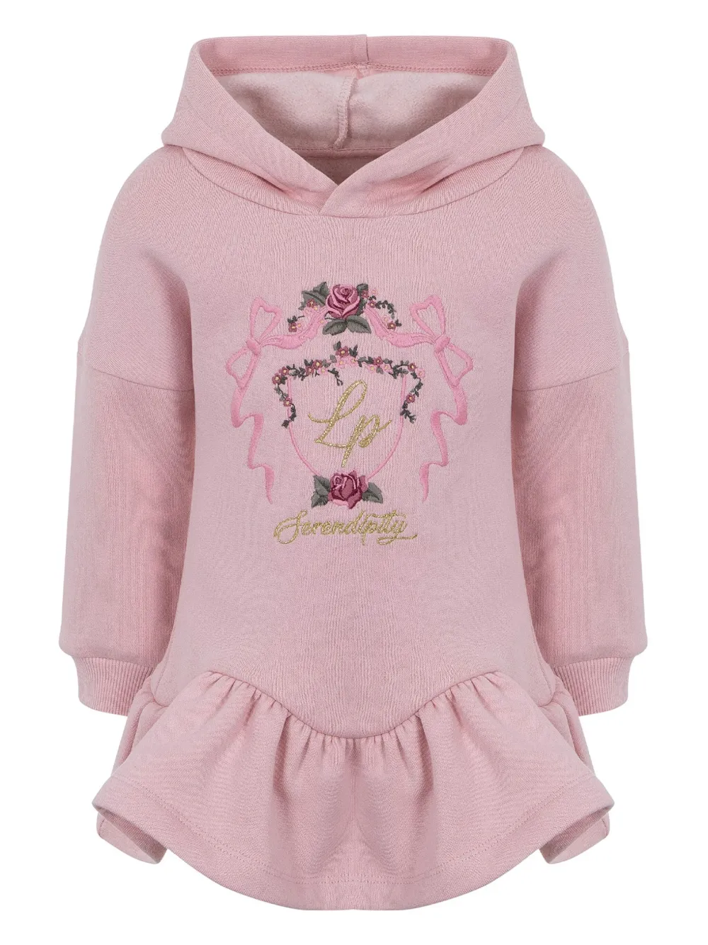 Lapin House ラッフルワンピース - ピンク Lapin House ラッフルワンピース - ピンク