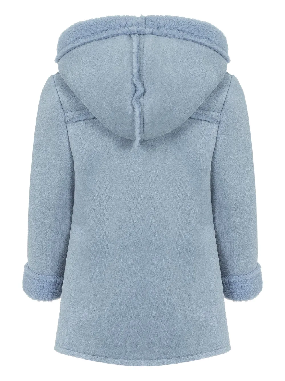 Lapin House hooded coat | Girls Faux Fur Coats | Image 2