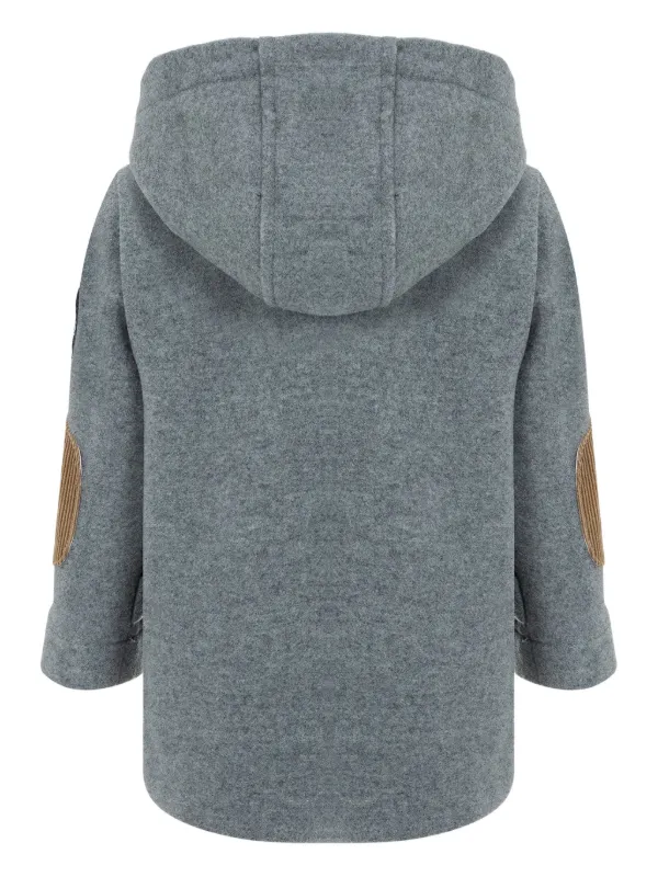Lapin House Hooded toggle-fastening Jacket Grey FARFETCH TR
