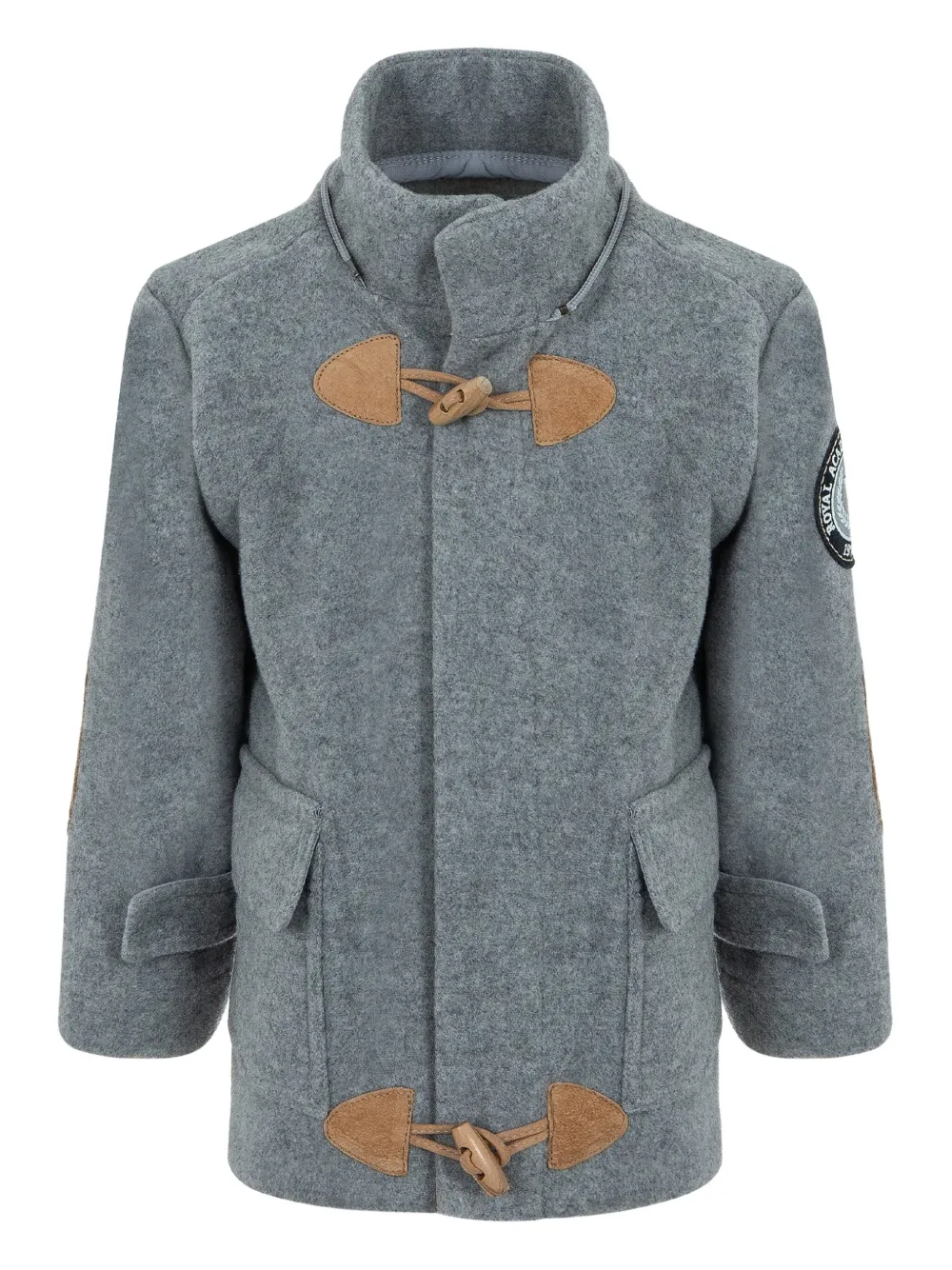 Lapin House Hooded Toggle-fastening Jacket In Gray