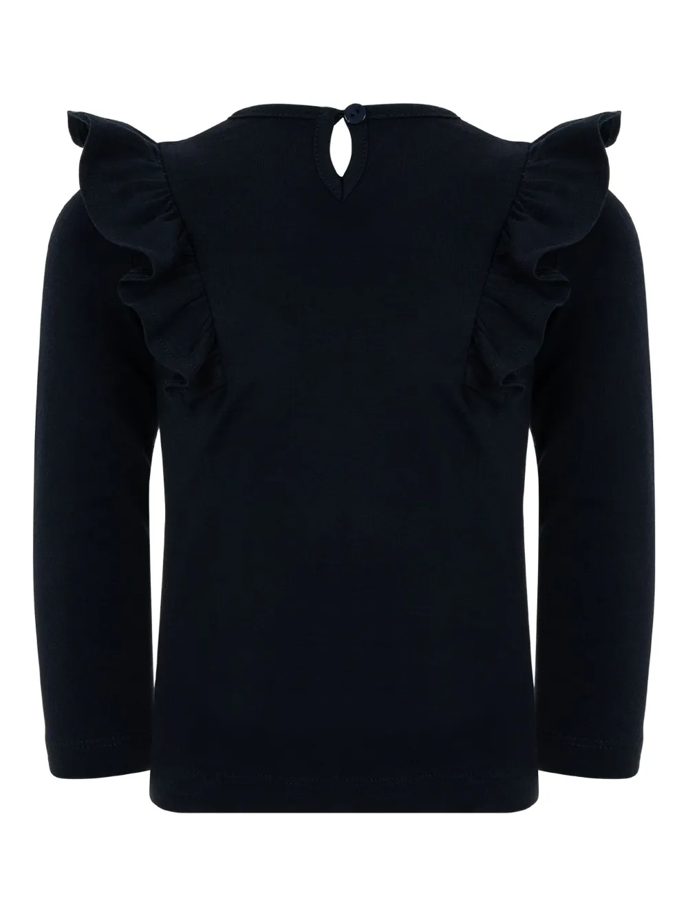 Lapin House rabbit-print ruffle-detail top | Girls T-Shirts | Image 2