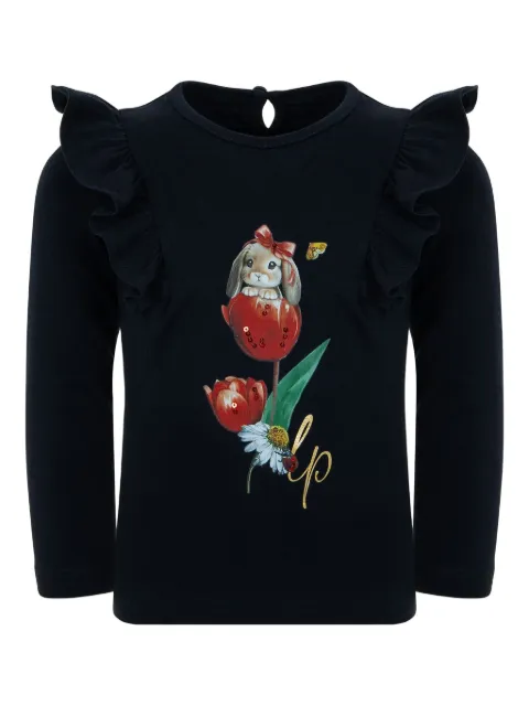 Lapin House top con conejo estampado