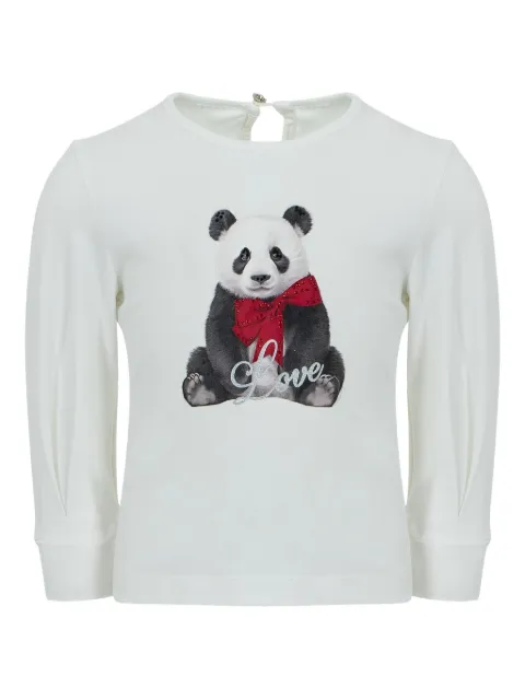 Lapin House panda-print top
