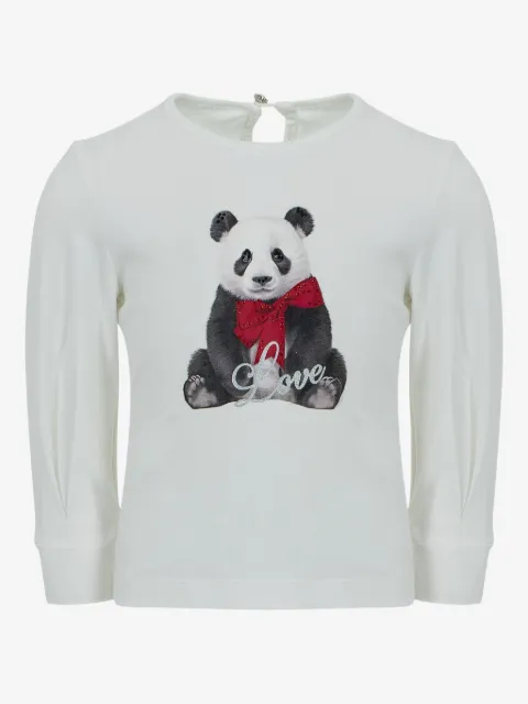Lapin House haut à imprimé panda