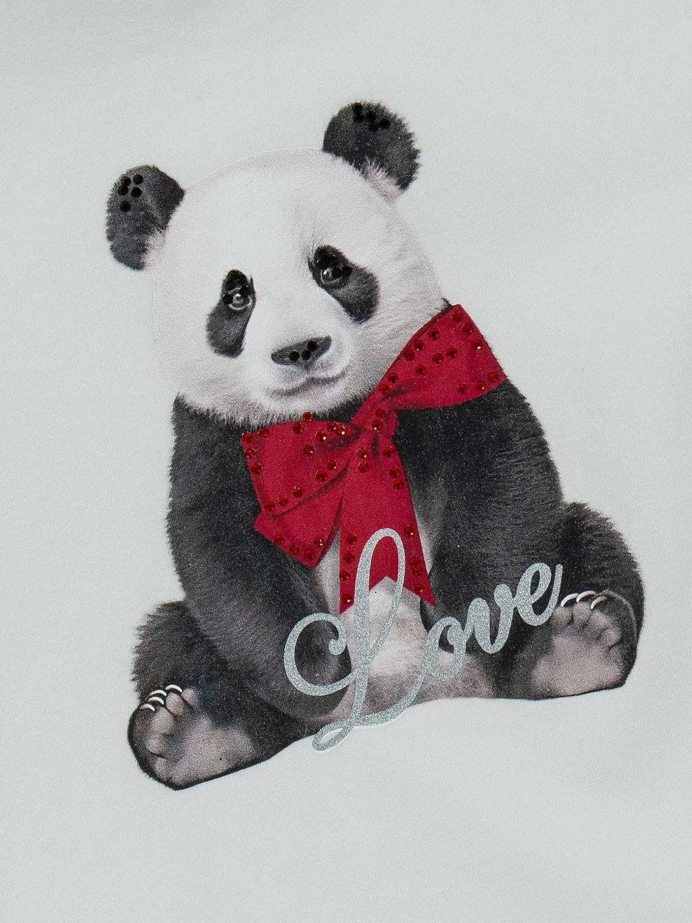 Lapin House Panda-print Top In White