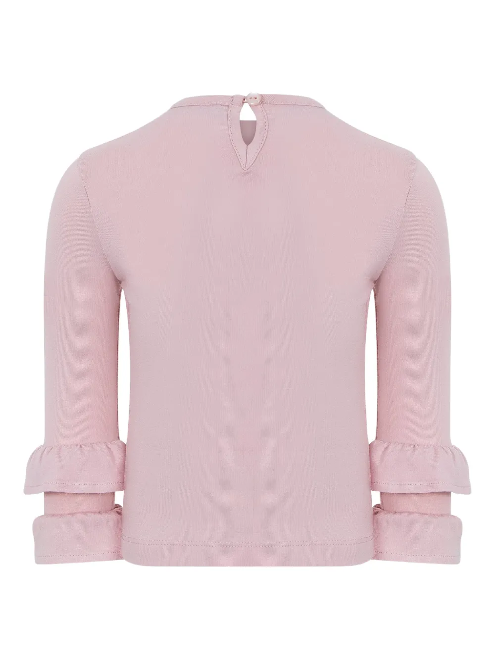 Lapin House teddy-print ruffled-cuff top | Girls T-Shirts | Image 2