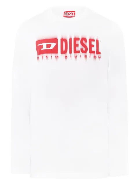 Diesel Kids t-shirt manches longues à logo imprimé