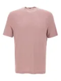 Filippo De Laurentiis crew-neck linen T-shirt - Pink