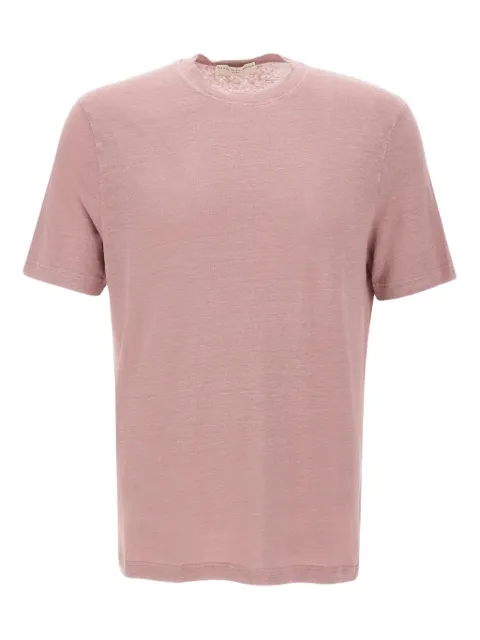 Filippo De Laurentiis crew-neck linen T-shirt