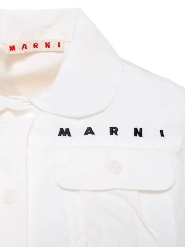 Marni Kids ピーターパンカラージャケット | ホワイト | FARFETCH JP