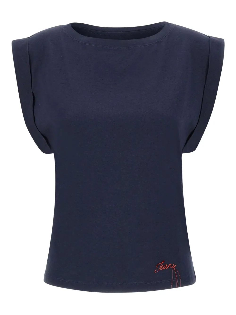 kaos logo-embroidered t-shirt | Blue | Image 1
