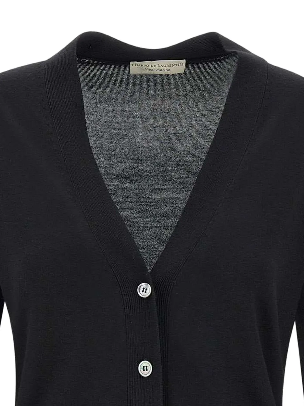Filippo De Laurentiis v-neck ribbed cardigan | Cardigans | Image 2