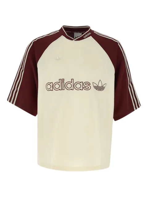 adidas raglan-sleeve logo-print t-shirt