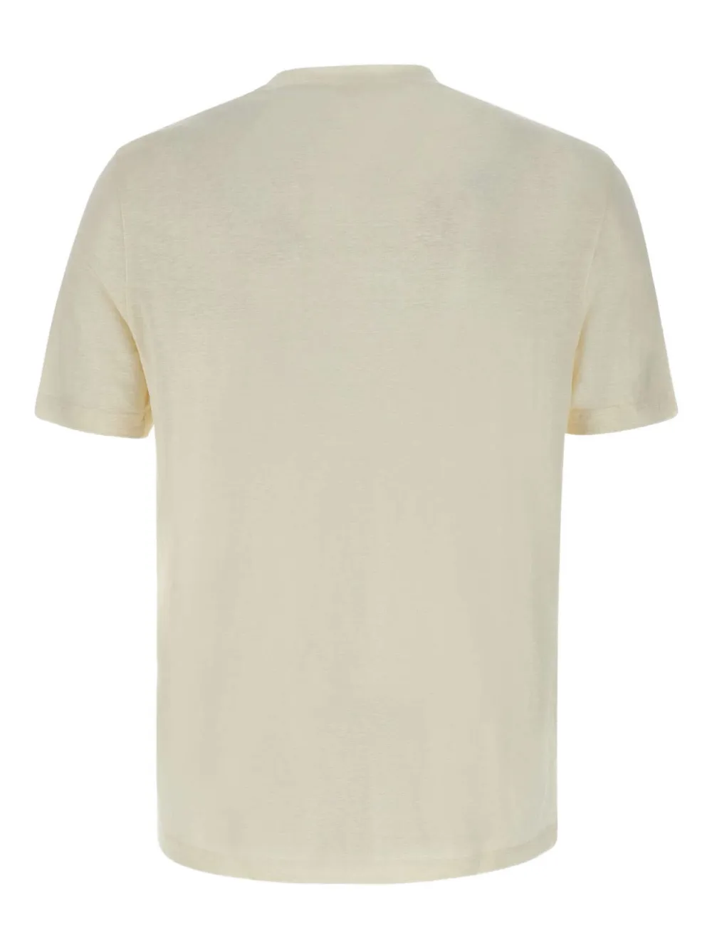 Filippo De Laurentiis crew-neck linen-blend t-shirt Wit